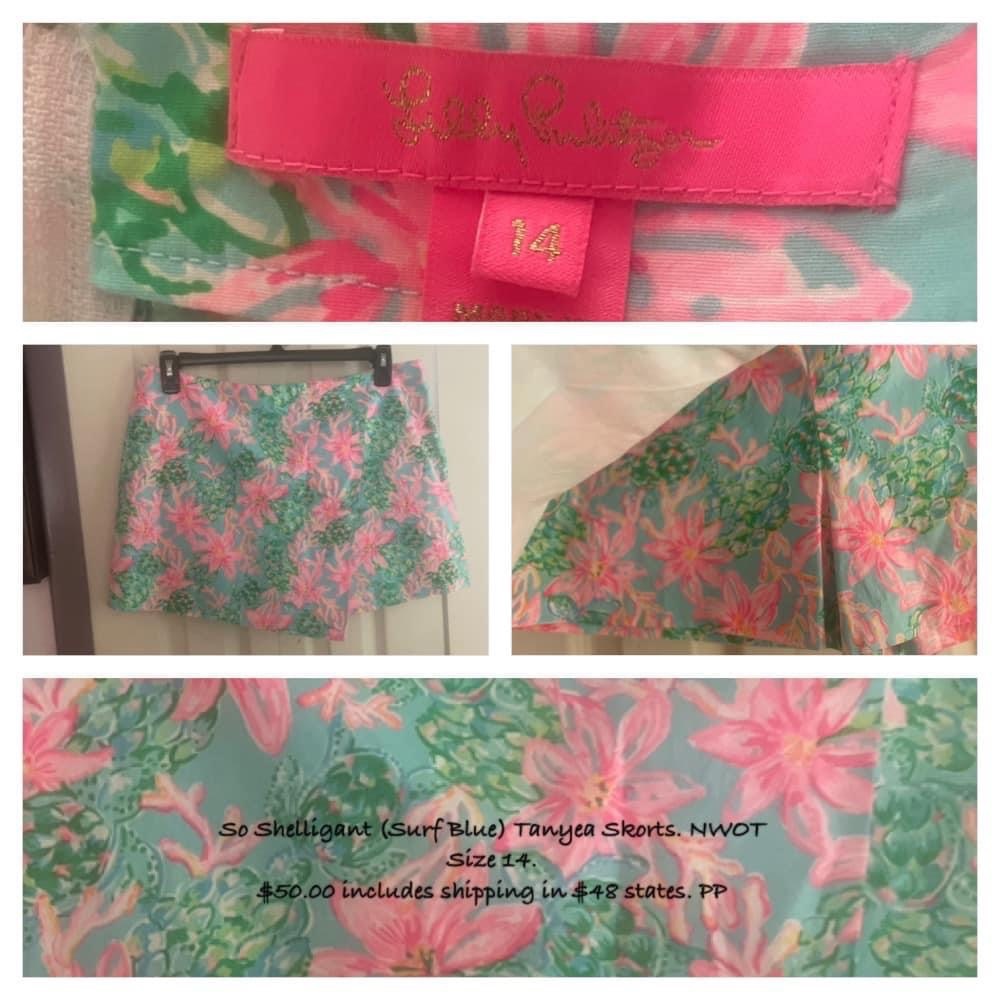 Lilly Pulitzer NWOT Taneya Skorts